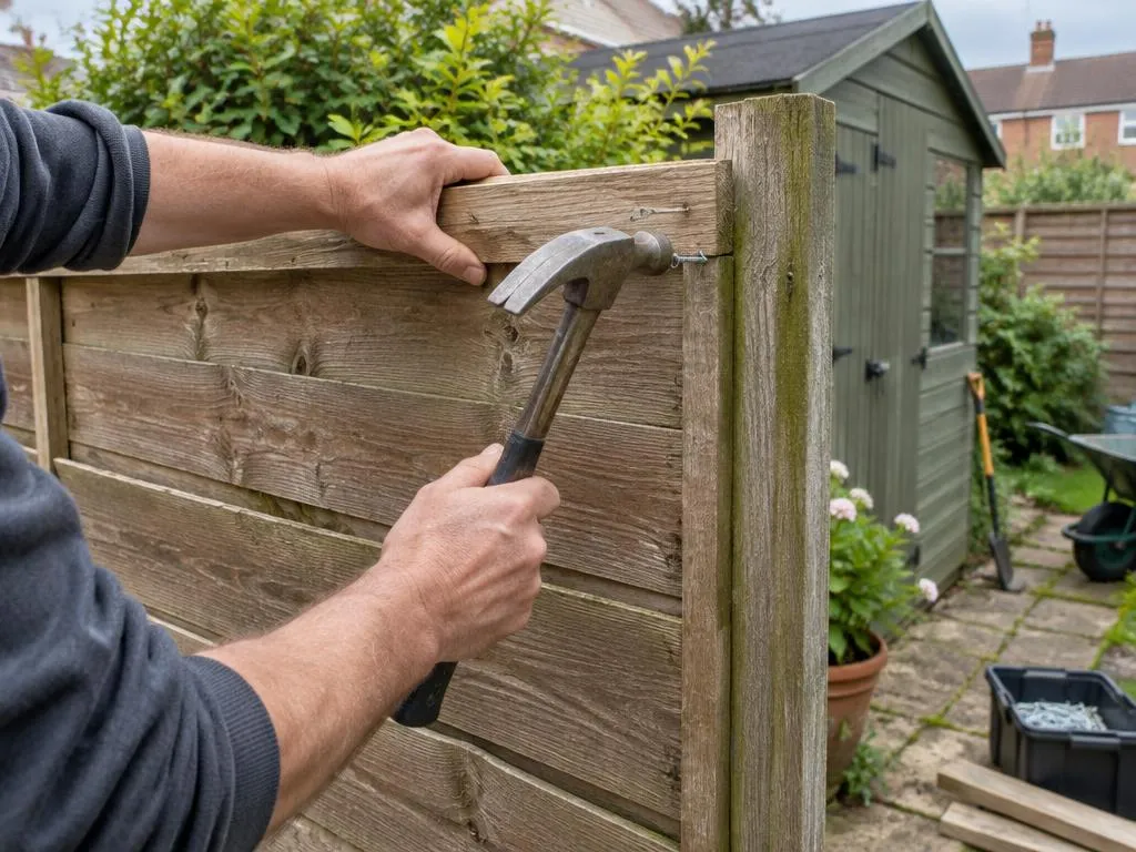 Garden and outdoor jobs in progress
